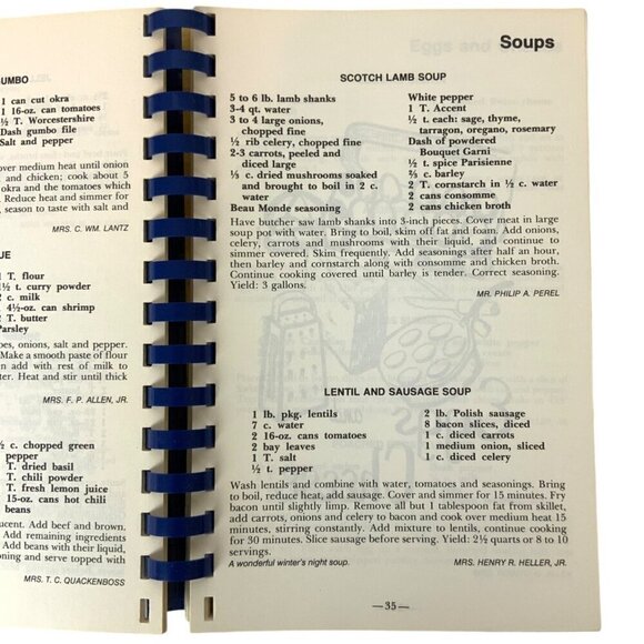 Womans Exchange of Memphis TN Cook Book Volume II 1st Printing 1976 Spiral Bound - Picture 6 of 12